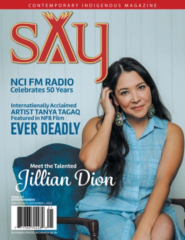 "SAY Magazine, Entertainment, Indigenous Lifestyle" publication cover image