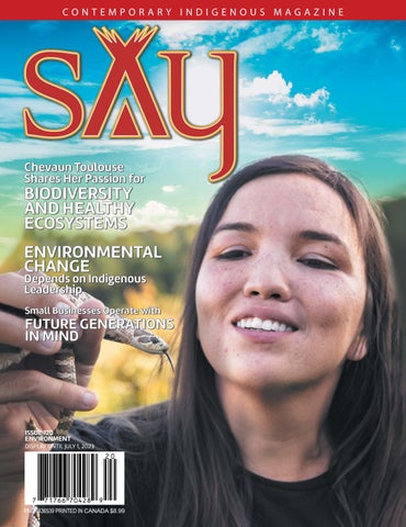 "SAY Magazine, Environment, Indigenous Lifestyle" publication cover image