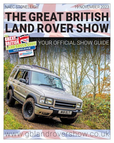 "Great British Land Rover Show Stoneleigh 2023 Show Guide" publication cover image