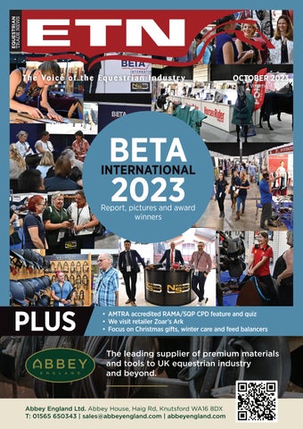 "ETN (Equestrian Trade News) - October 2023" publication cover image