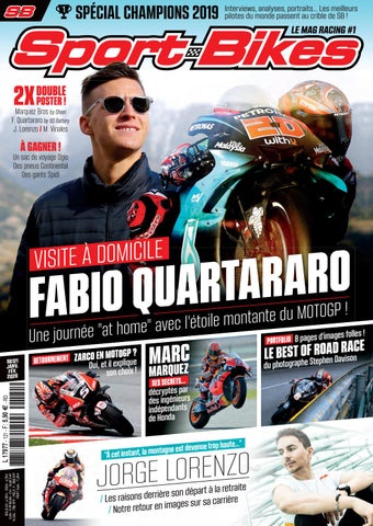 Sport-Bikes n°121 : Bienvenue chez Fabio Quartararo / Spécial Champions