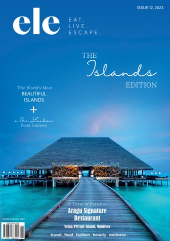 "eat.live.escape Issue 12 'The Islands Edition'" publication cover image