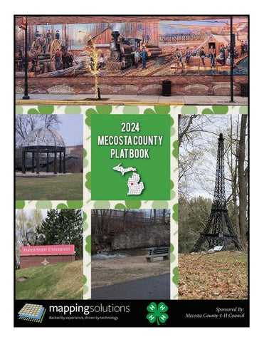 "Mecosta County, Michigan 2024 eBook Pro - Mapping Solutions" publication cover image