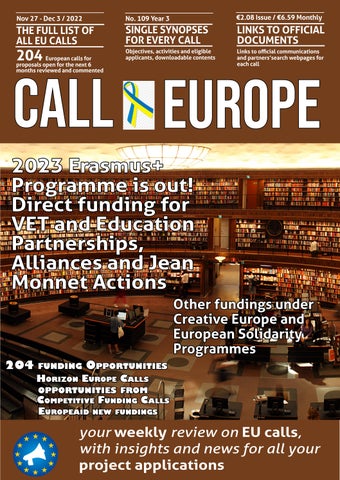 "CallforEurope Weekly Magazine - 27th November 2022" publication cover image