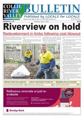 "Collie River Valley Bulletin, June 1, 2023" publication cover image