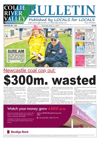 "Collie River Valley Bulletin, March 11, 2023" publication cover image