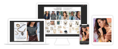 Digital Lookbooks on any device, from desktop, to mobile.